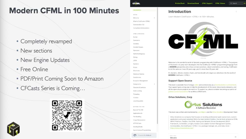 Modern CFML in 100 Minutes Book