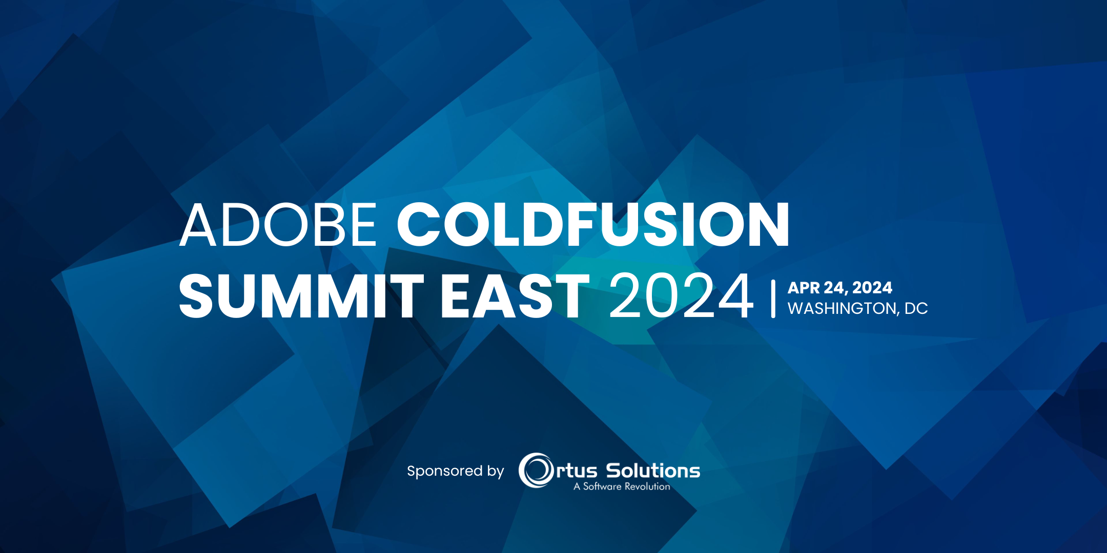 Adobe CFSummit East 2024 Header Image