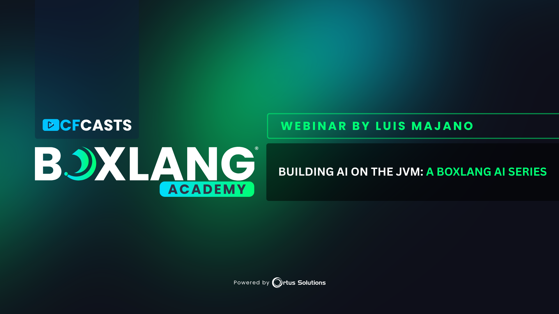 🚀 New Series Alert: Building AI on the JVM with BoxLang!