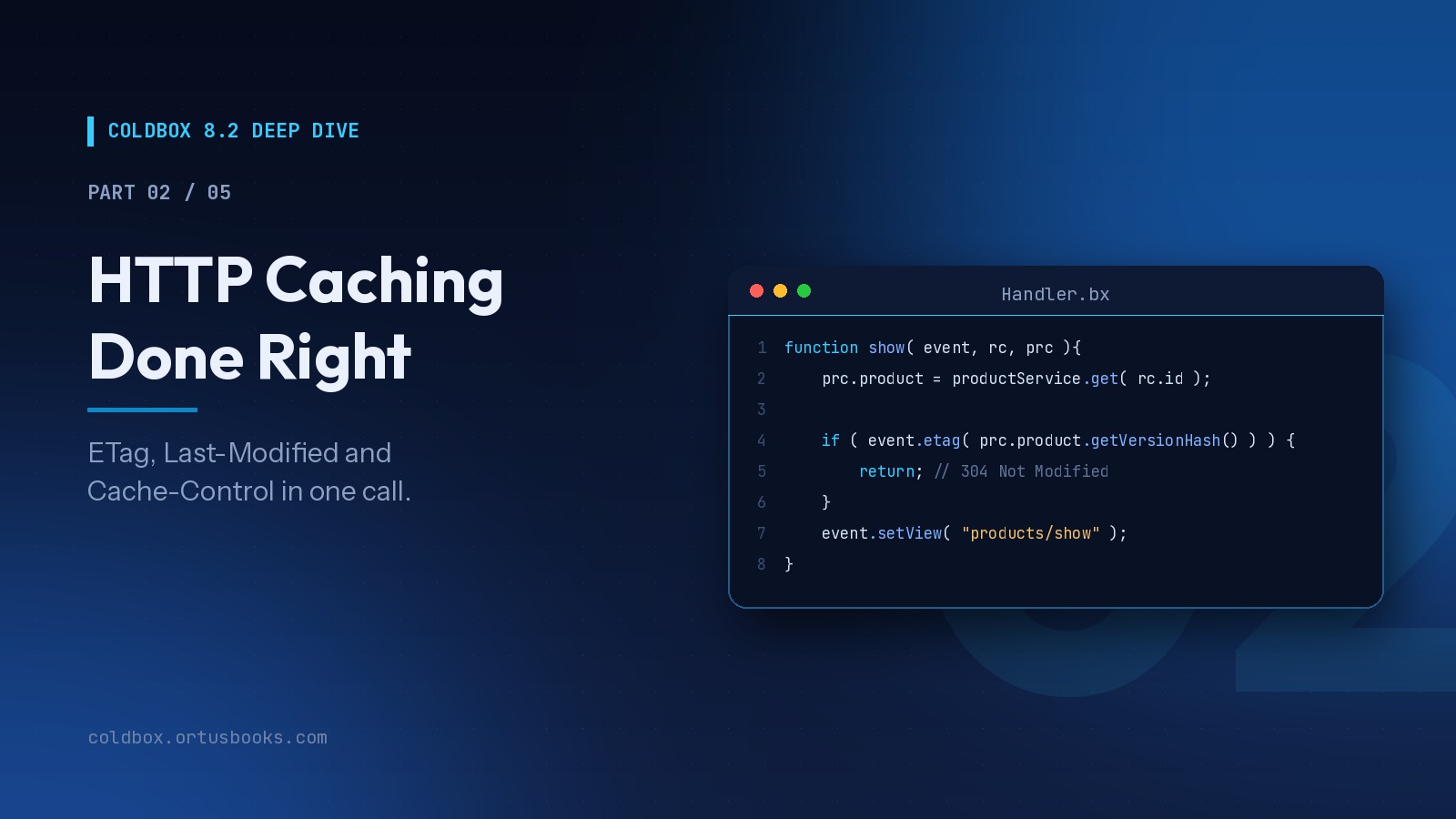 ColdBox 8.2 Deep Dive, Part 2 of 5 : HTTP Caching