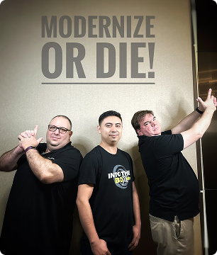 Modernize or Die! Into the Box staff